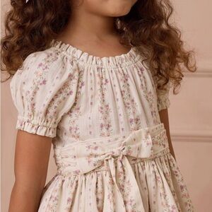 Noralee Annette dress floral stripe